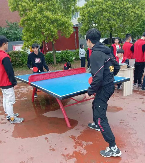 长沙铁航职业中等技术学校乒乓球比赛